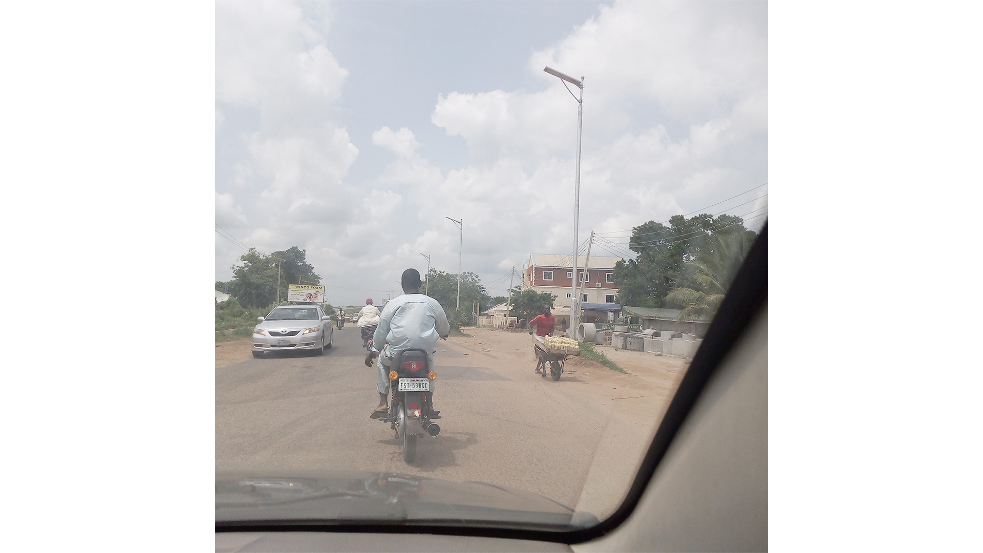 All-in-One solar street light installation