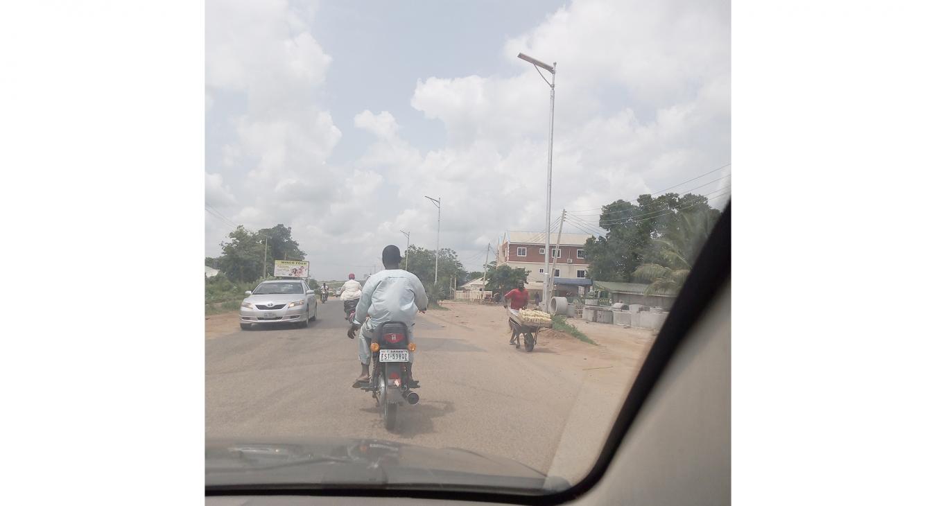 All-in-One solar street light installation